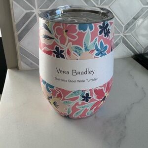 Vera Bradley stainless steel wine tumbler